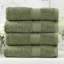 Marisse Bamboo & Cotton Bathroom Towels (Set of 4)